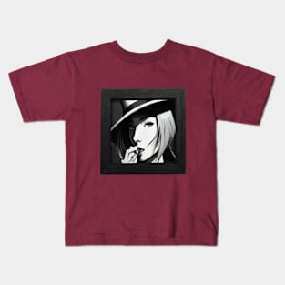 Girl drawing Kids T-Shirt